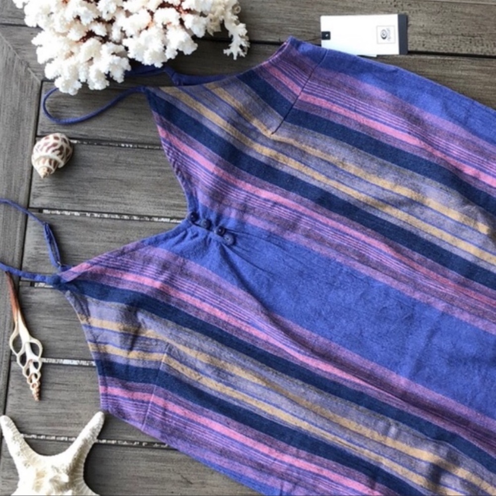 🌴🔆RIP CURL- GOLDEN DAYS STRIPPED MAXI DRESS🔆🌴 - Picture 4 of 13